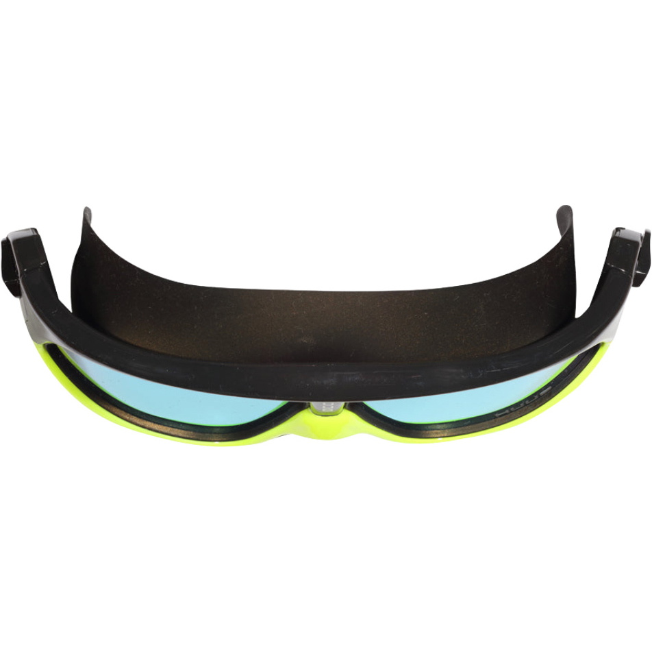 2026 HUUB Ryft Maske A2-RYFTBY - Met Schwarz / Fluo Gelb - Polarisiert Dk Smoke Gold Mir